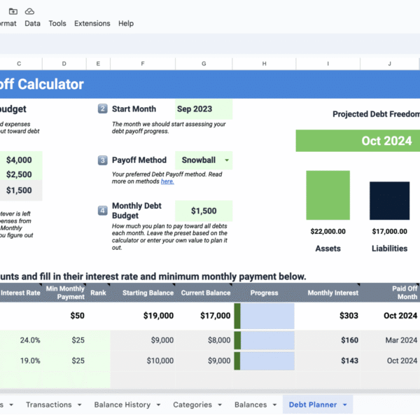 Debt Payoff Calculator